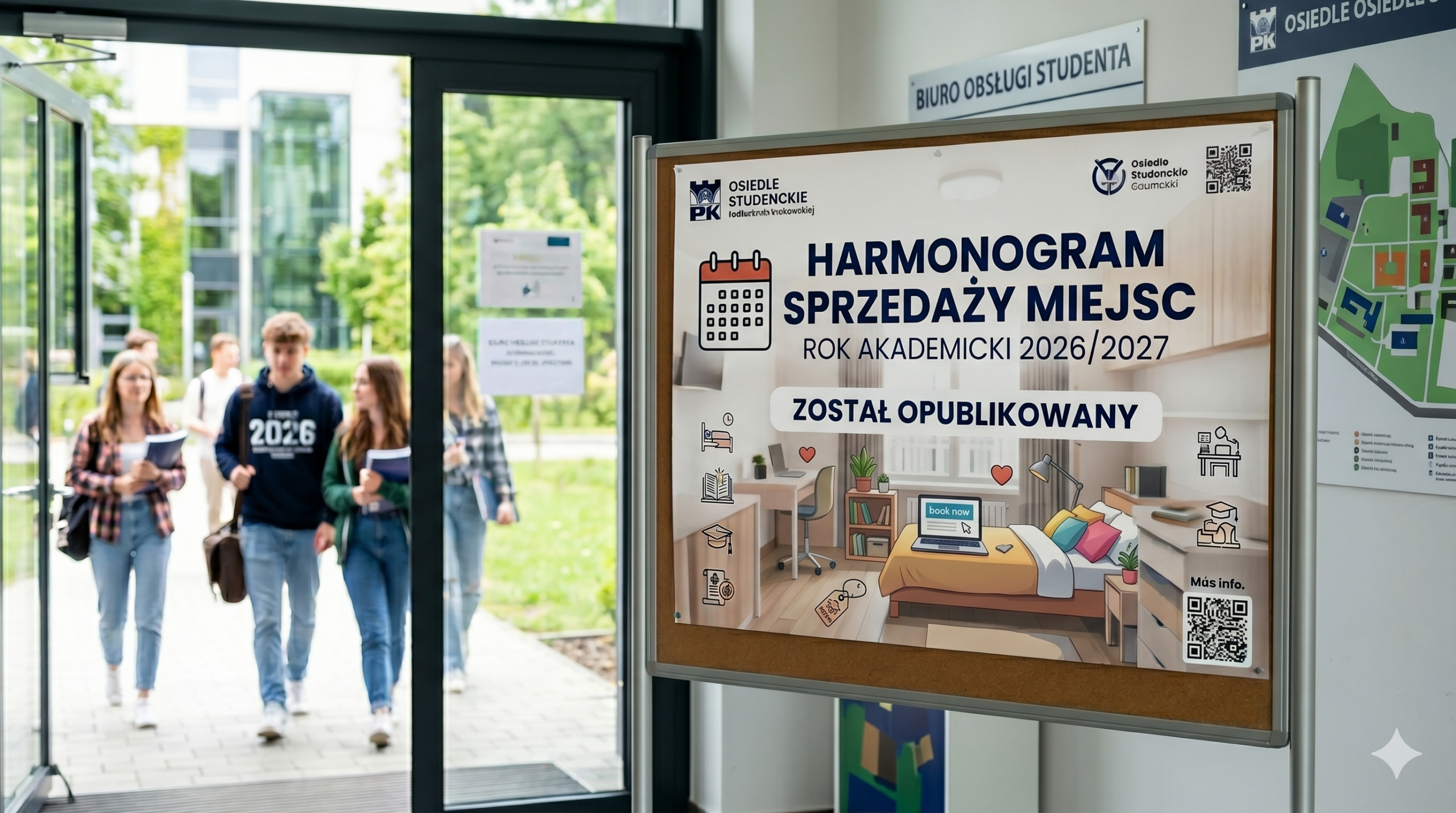 Zasady przyznawania miejsc w Domach Studenckich na rok akademicki 2026/2027