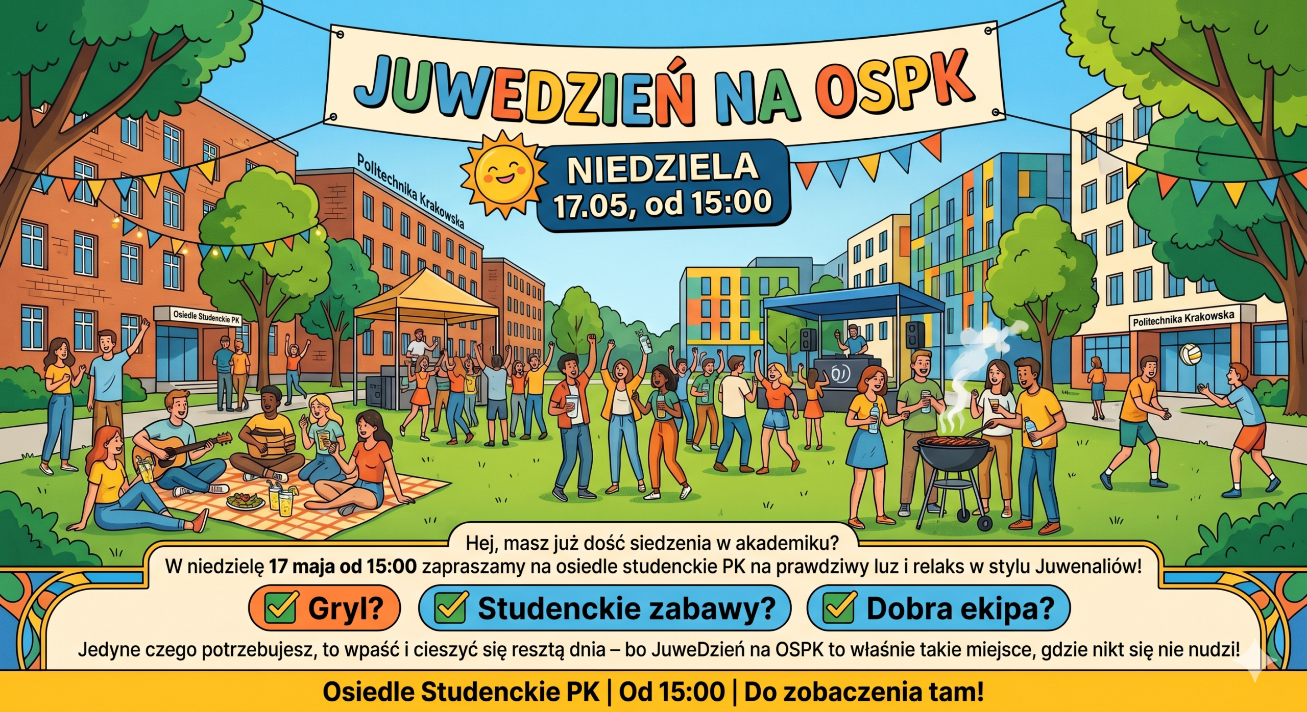 ☀️ JuweDzień na OSPK – Poczuj klimat Juwenaliów!
