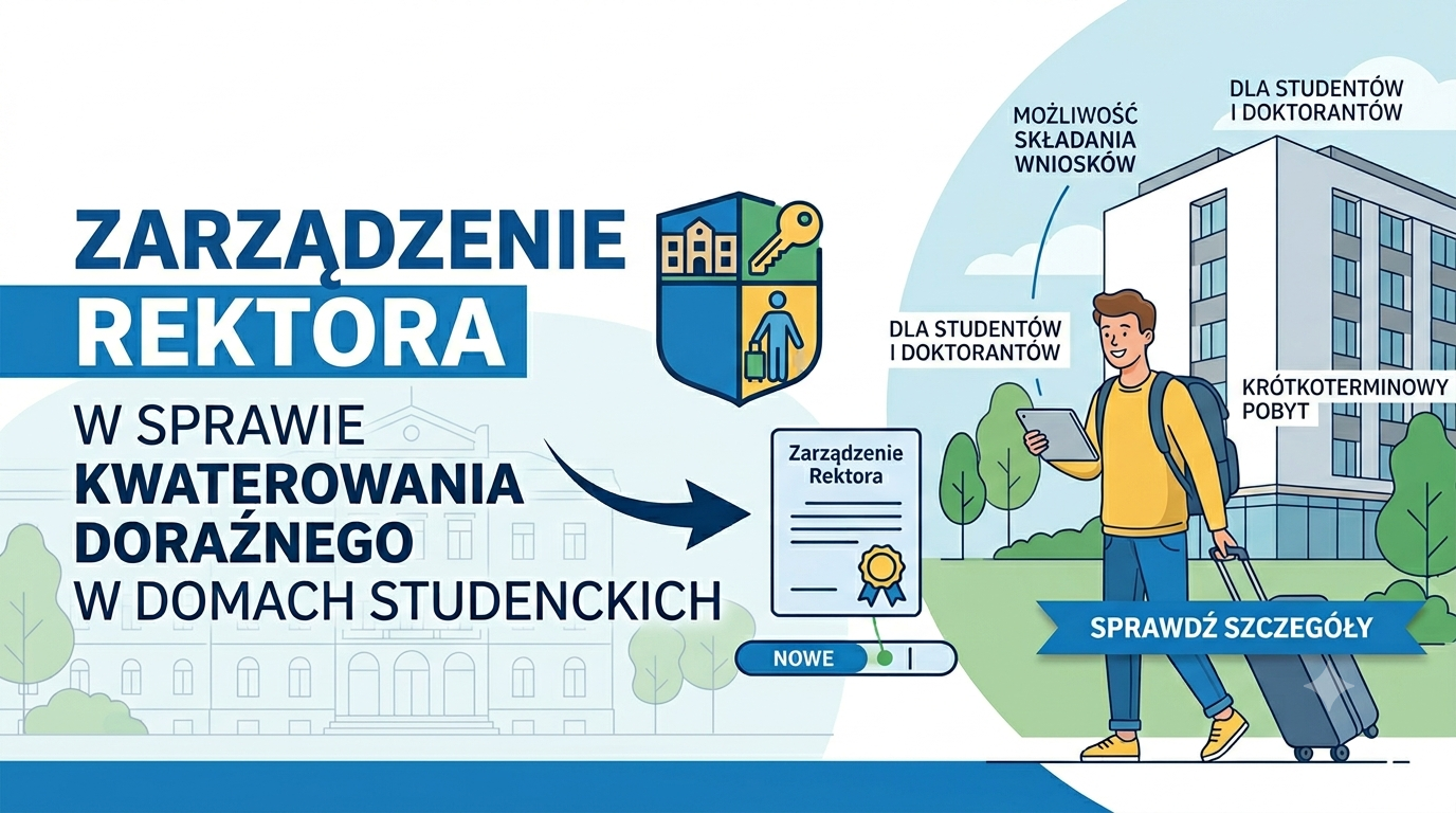 Cennik na kwaterowanie doraźne w Domach Studenckich Politechniki Krakowskiej